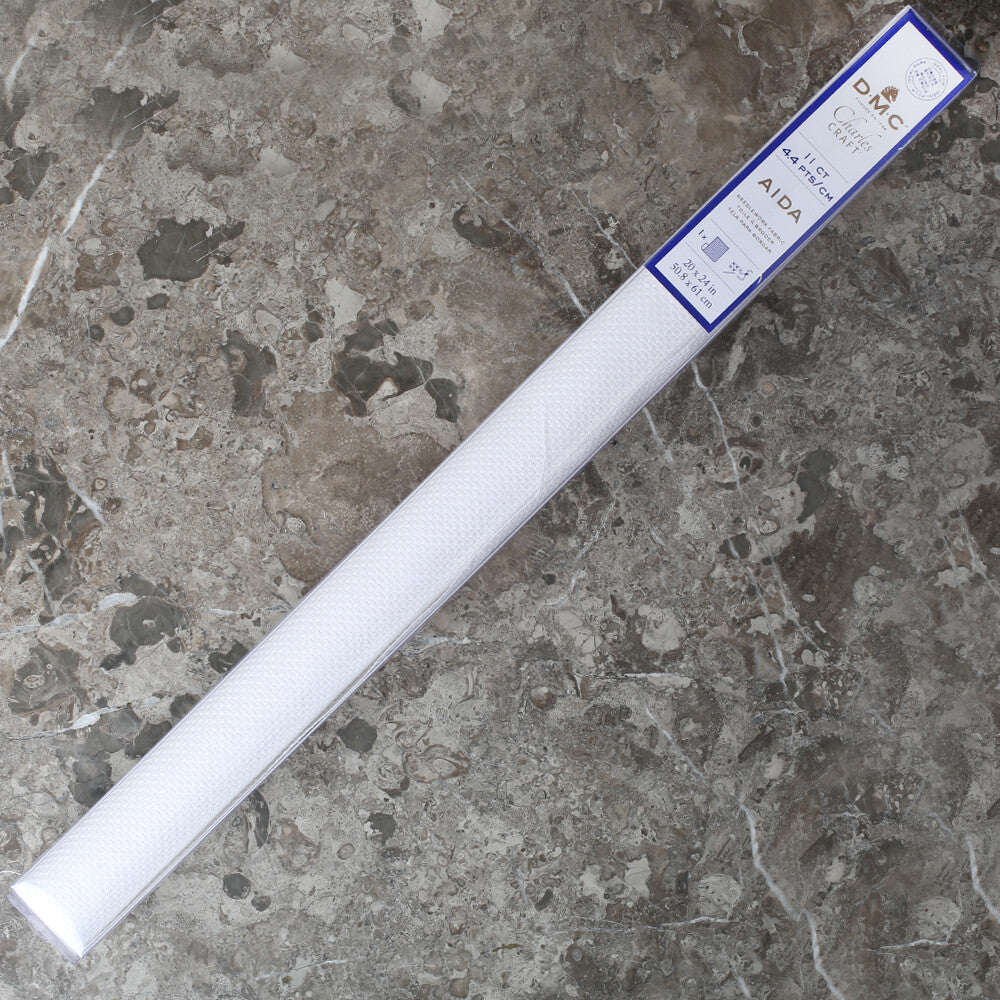 DMC Aida 50.8x61 cm Etamin Kumaşı Beyaz - GD1138BX-6750 BLANC 11 CT