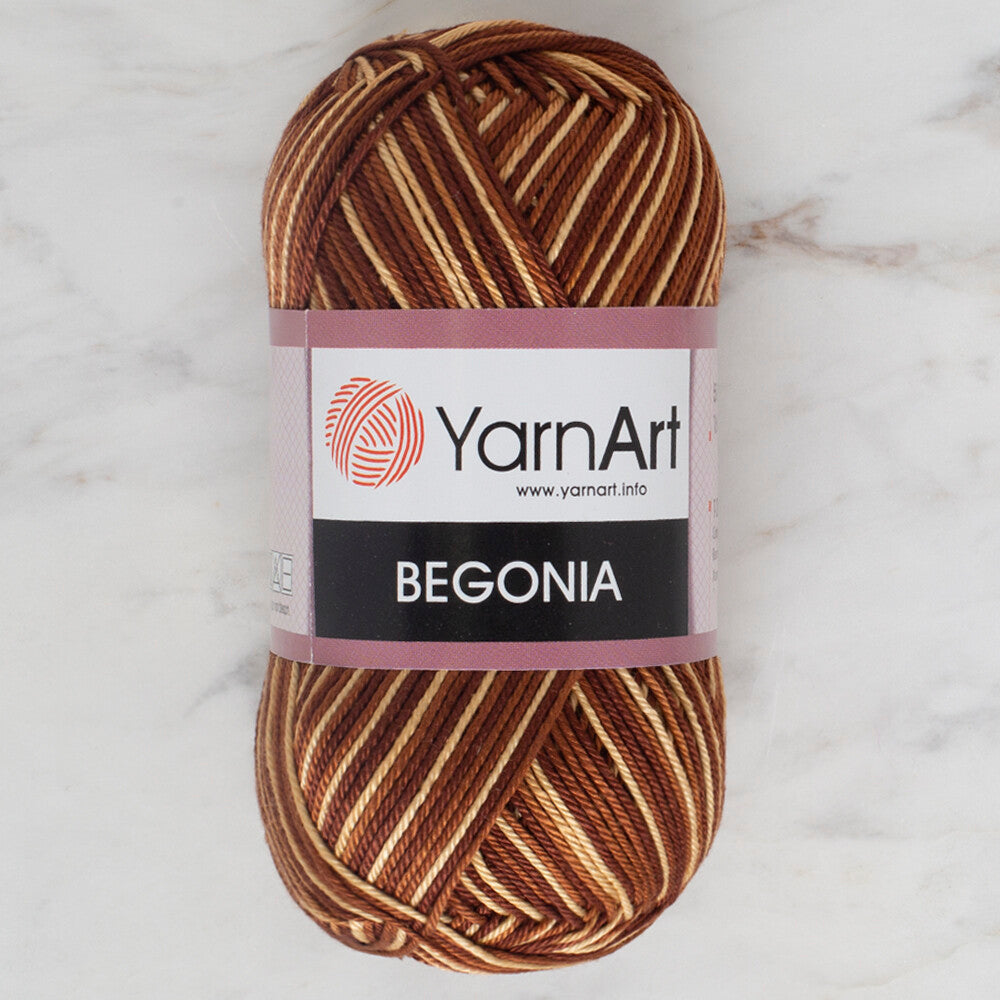 YarnArt Begonia Melange 50gr Ebruli El Örgü İpi - 0017