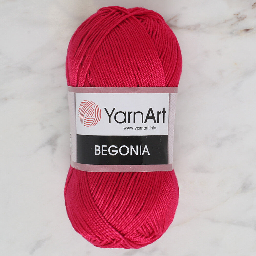 YarnArt Begonia 50gr Kırmızı El Örgü İpi - 6358