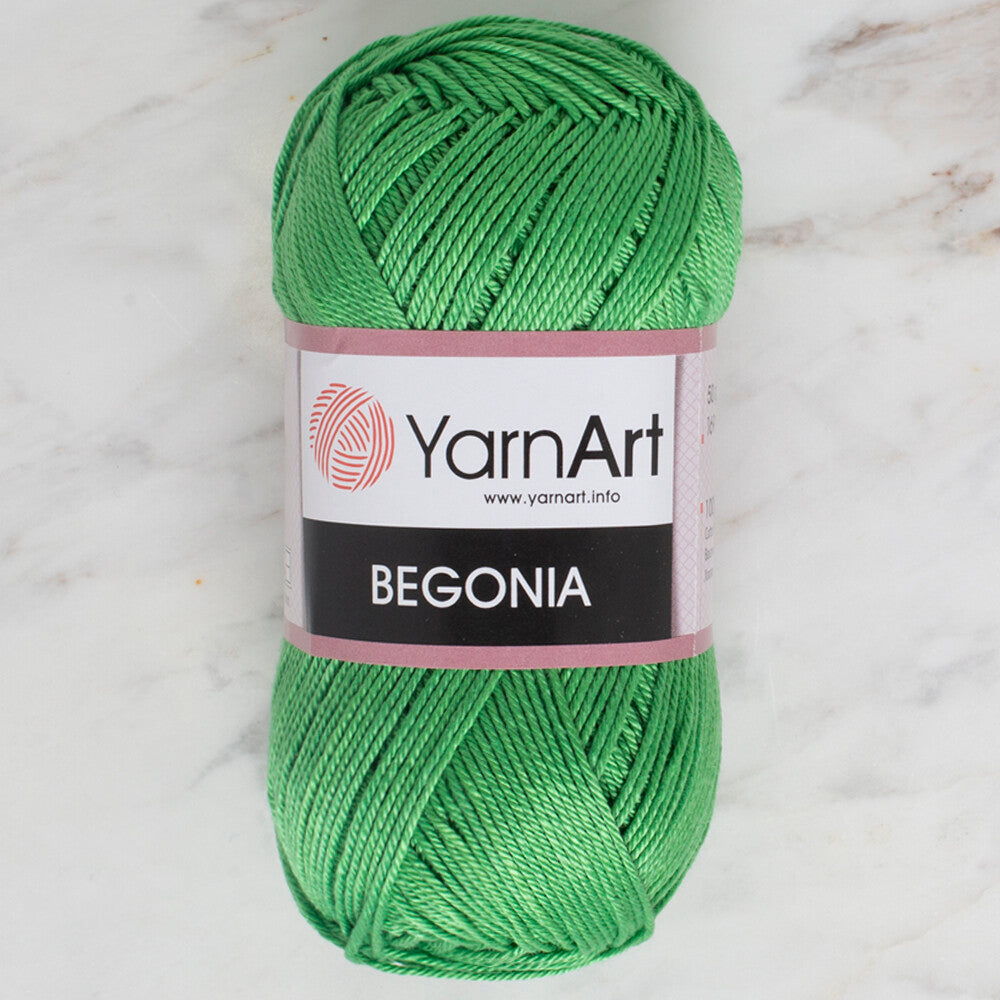 YarnArt Begonia 50gr Yeşil El Örgü İpi - 6332