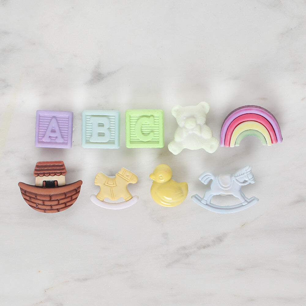 Buttons & Galore Yenidoğan Dekoratif Düğme - 4426
