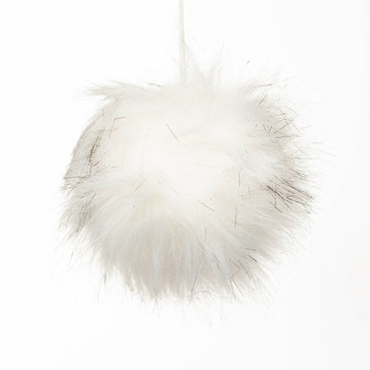 Loren Kırçıllı Ekru Tüylü Ponpon 