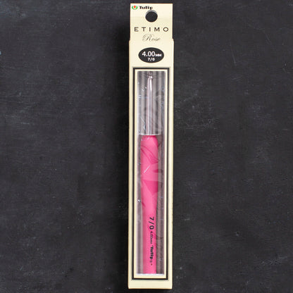 Tulip Etimo Rose 4 mm 14 cm Pembe Yumuşak Saplı Yün Tığ - TER-08e