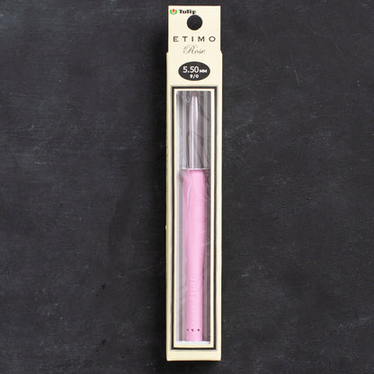 Tulip Etimo Rose 5.5 mm 14 cm Pembe Yumuşak Saplı Yün Tığ - TER-11e