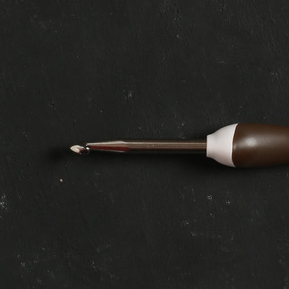 Addi Swing Maxi 5 Mm 17 Cm Kahverengi Ergonomik Yün Tığ - 141-7