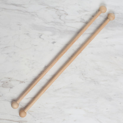 Loren 30 cm 1 Çift Ahşap Çubuk Başlıklı