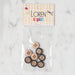 Loren Crafts 8'li Kahverengi Düğme - 0719