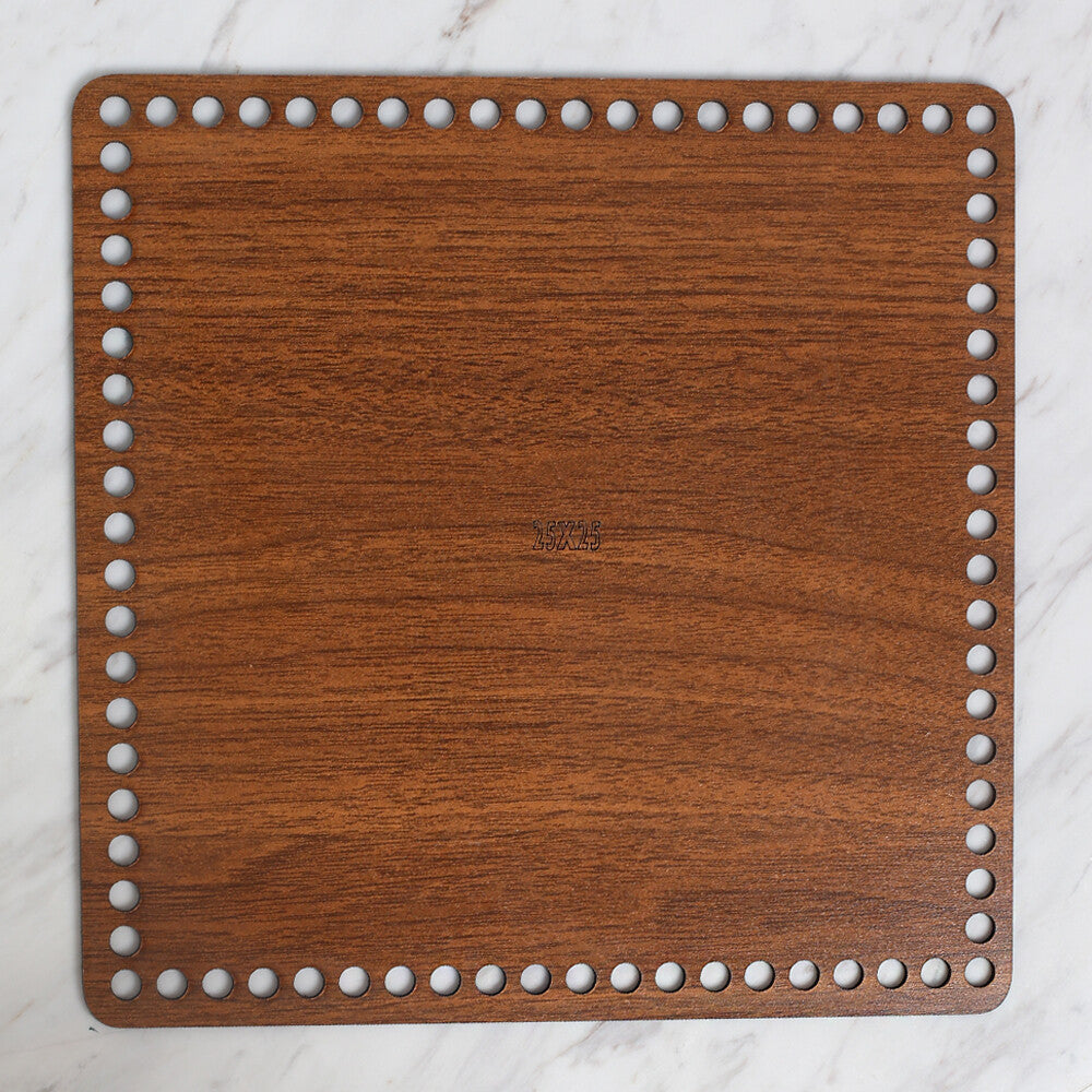 Loren Ahşap Taban Büyük Boy Kare 25X25 CM