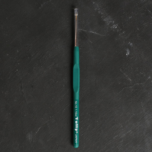 Tulip No:10 1,10 mm Yeşil Silikon Yumuşak Saplı Dantel Tığ - T-9GE
