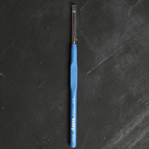 Tulip No:8 1,25 mm Mavi Silikon Yumuşak Saplı Dantel Tığ - T-9GE