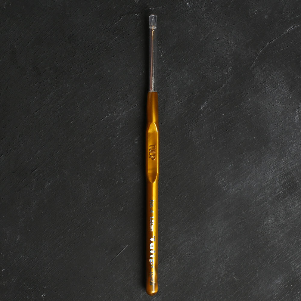 Tulip No.4 1,60 mm Sarı Saplı Dantel Tığ - T9G