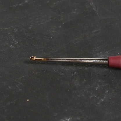 Tulip No:4 1,60 mm 14 cm Kahverengi Silikon Yumuşak Saplı Dantel Tığ - T-9GE