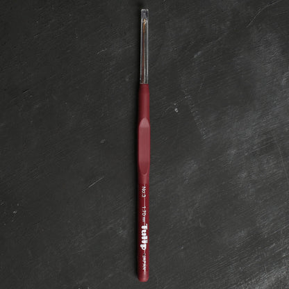 Tulip No:3 1,70 mm 14 cm Kahverengi Silikon Yumuşak Saplı Dantel Tığ - T-9GE