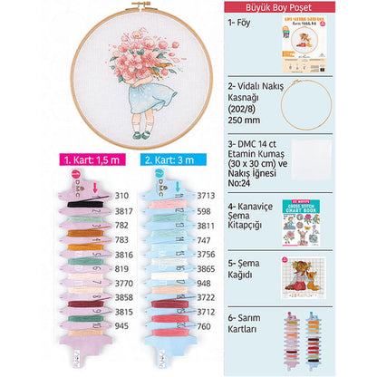 Tuva Kanaviçe Etamin Kiti - E2609