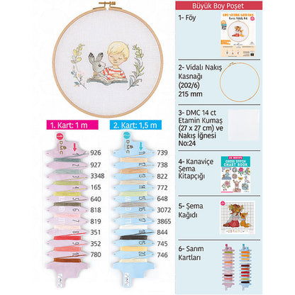 Tuva Kanaviçe Etamin Kiti - E2301