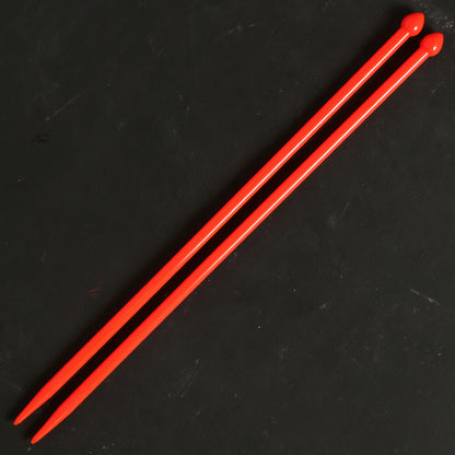 Pony Pearl  8 mm 35 cm Neon Turuncu Plastik Şiş - 33636