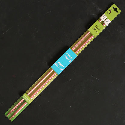 Pony Colour 5.5 mm 35 cm Bakır Rengi Alüminyum Örgü Şişi - 33712