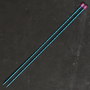 Pony Measure 3.25 mm 35 cm Açık Mavi Cetvelli Alüminyum Örgü Şişi - 34506