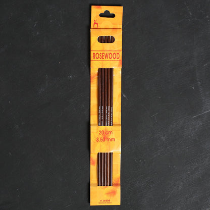 Pony Rosewood 5'li 3.5 mm 20 cm Gül Ağacı Çorap Şişi - 36808