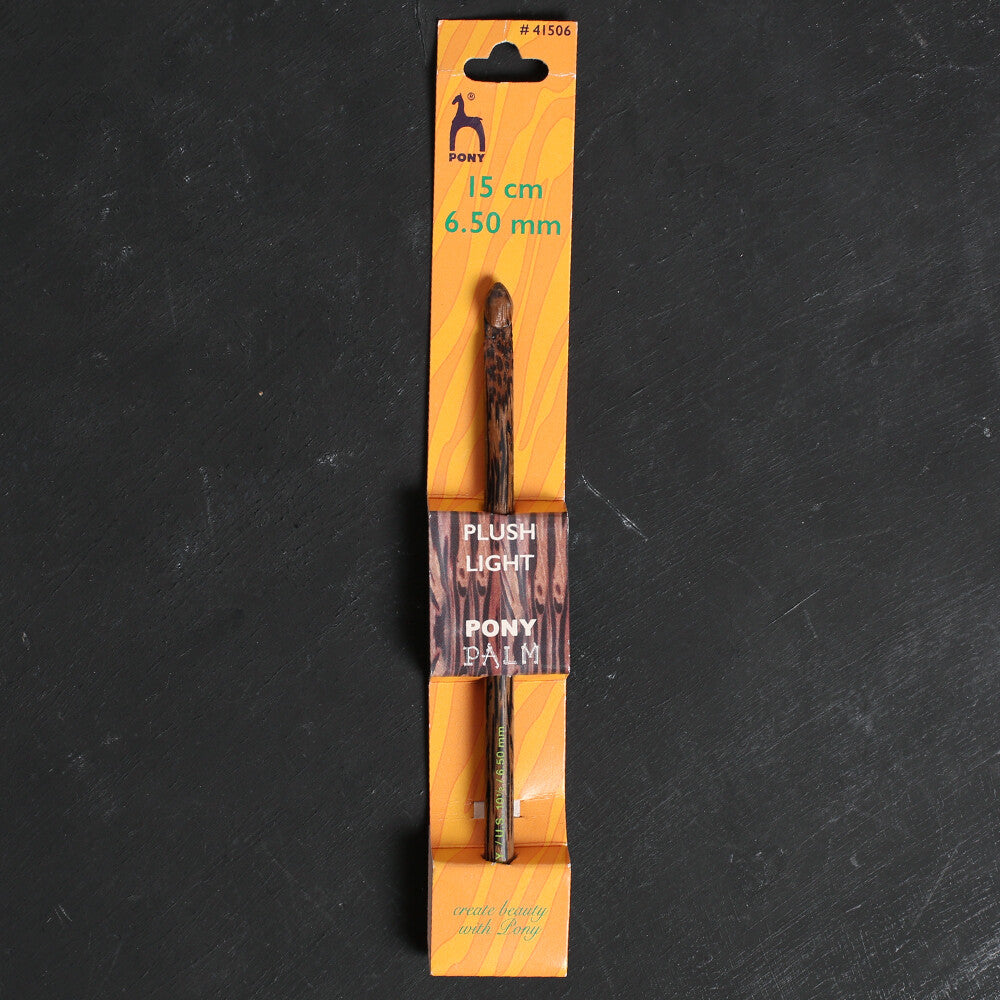 Pony Palm 6.5 mm 15 cm Ahşap Yün Tığ - 41506