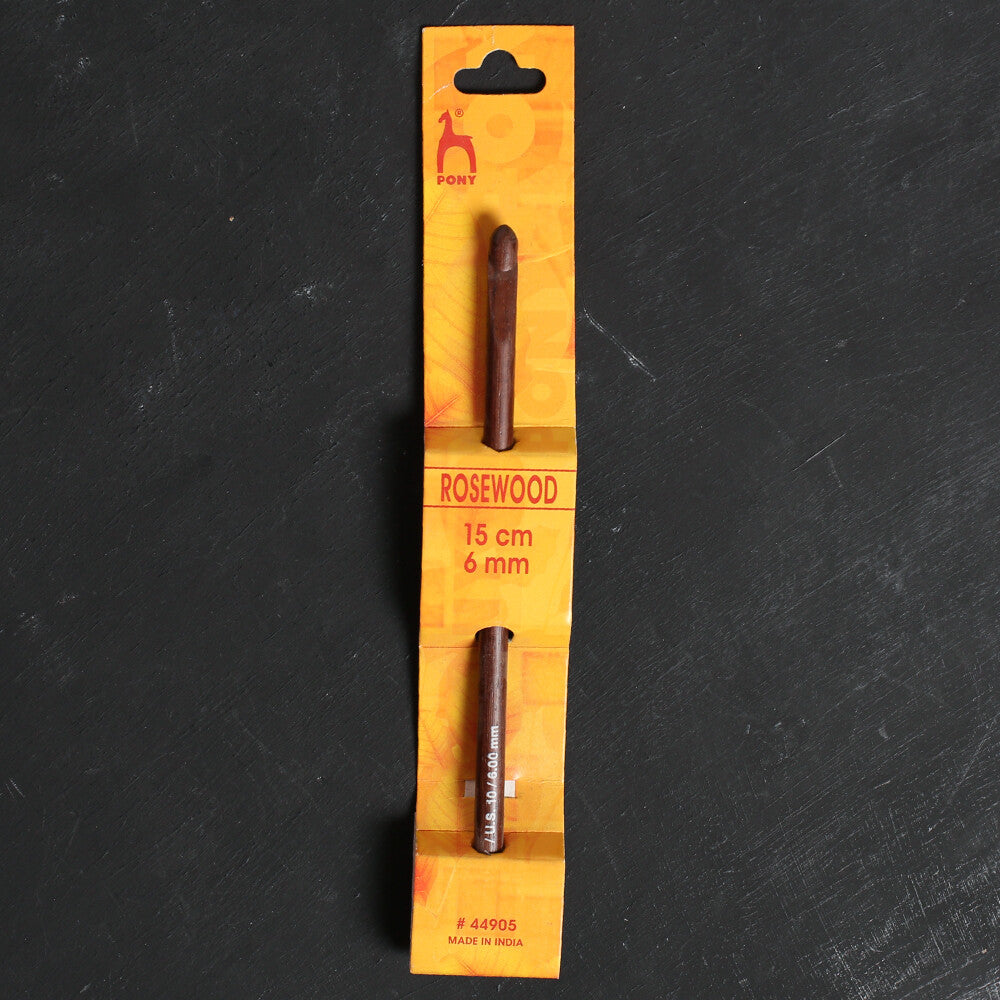Pony Rosewood 6 mm 15 cm Gül Ağacı Yün Tığ - 44905