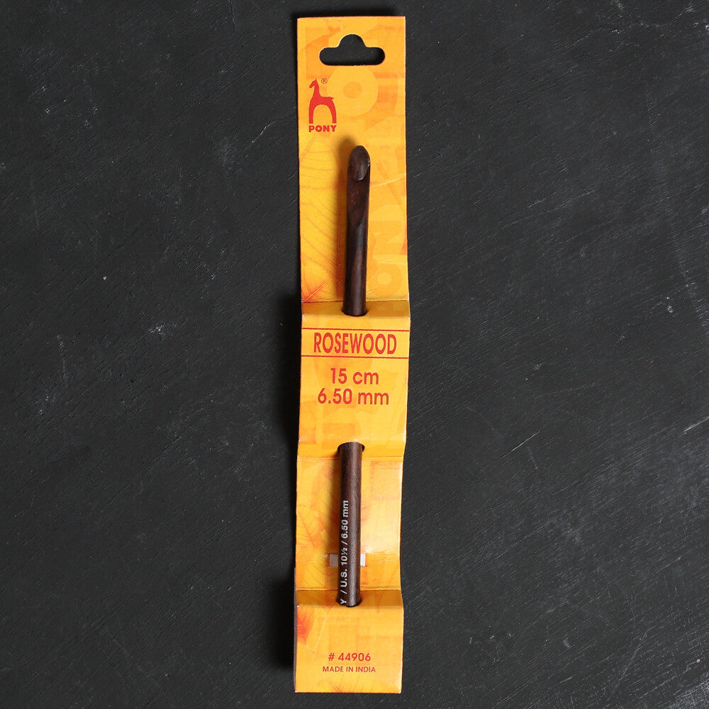 Pony Rosewood 6.5 mm 15 cm Gül Ağacı Yün Tığ - 44906