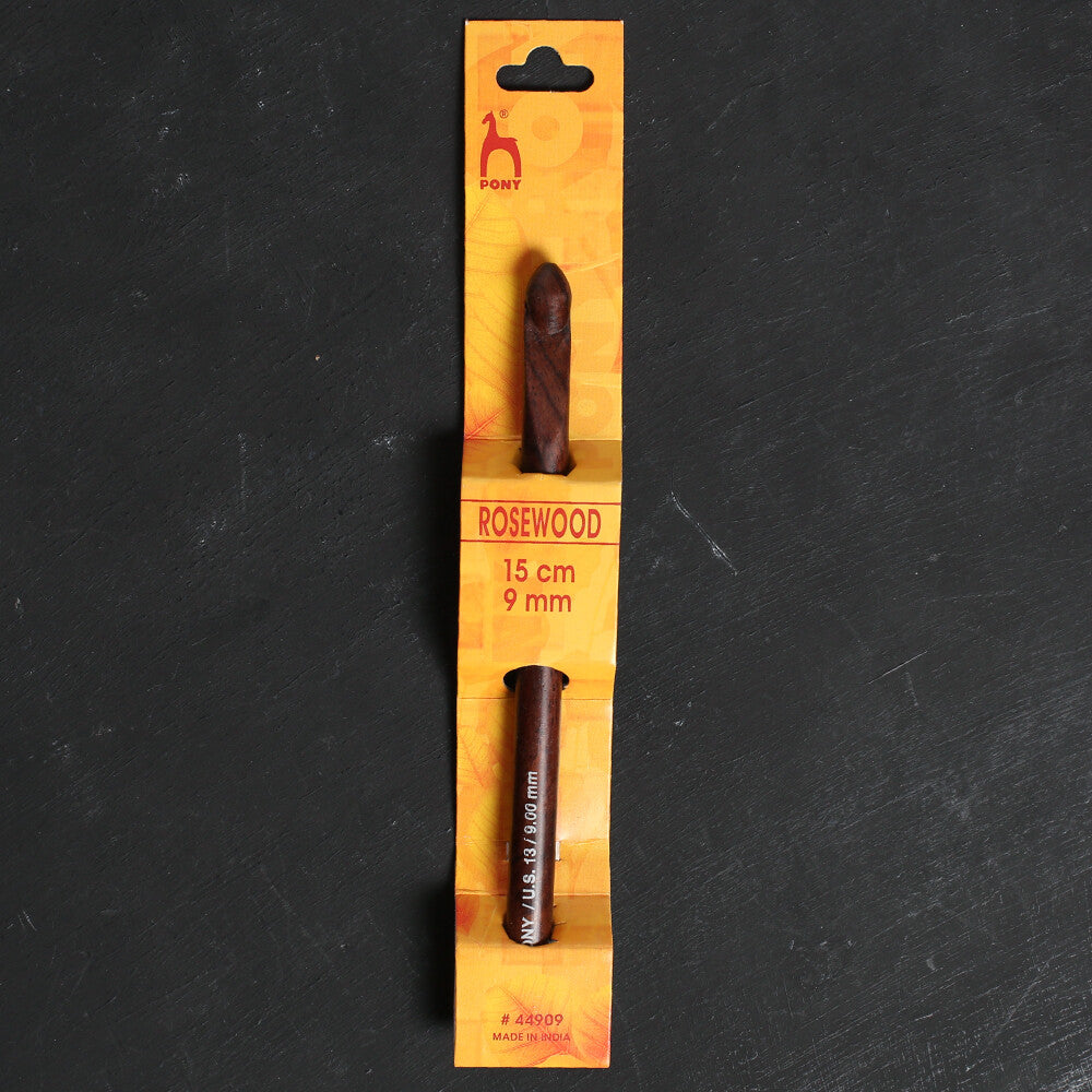 Pony Rosewood 9 mm 15 cm Gül Ağacı Yün Tığ - 44909
