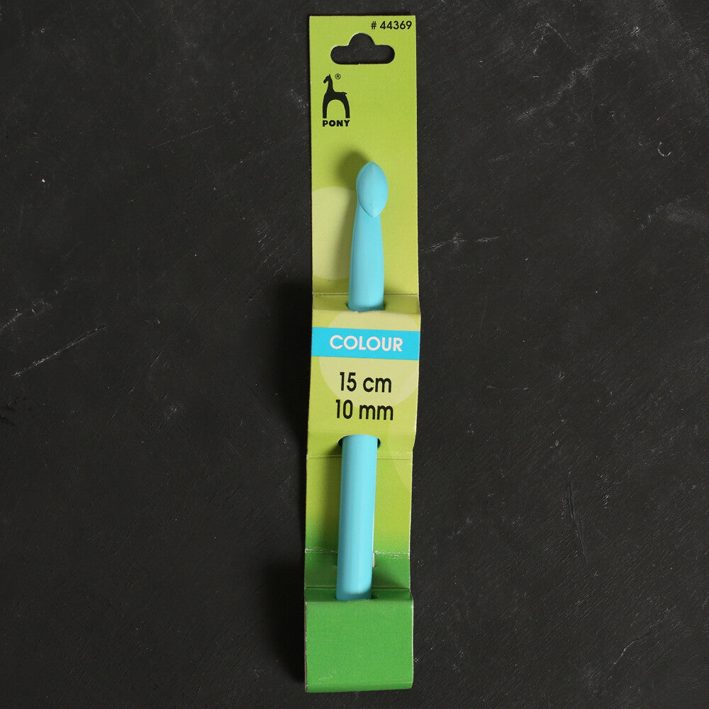 Pony Colour 10 mm 15 cm Mavi Plastik Yün Tığ - 44369
