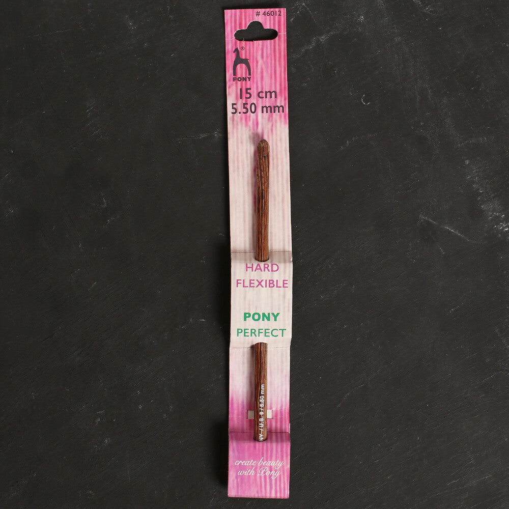 Pony Perfect 5.5 mm 15 cm Ahşap Yün Tığ - 46012