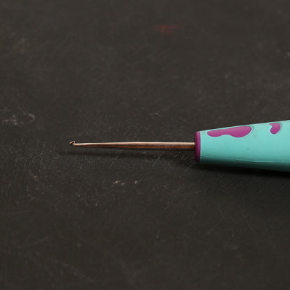 Pony No:12 1,0 mm 13 cm Çelik Uçlu Ergonomik Saplı Dantel Tığ - 59603