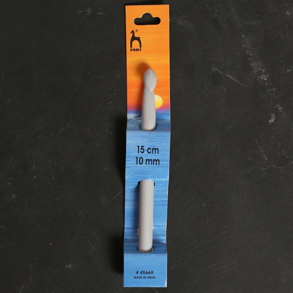 Pony 10 mm 15 cm ABS Plastik Yün Tığ - 45669