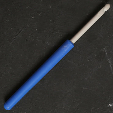 Pony 5 mm 14 cm Mavi Alüminyum Plastik Saplı Yün Tığ - 46607