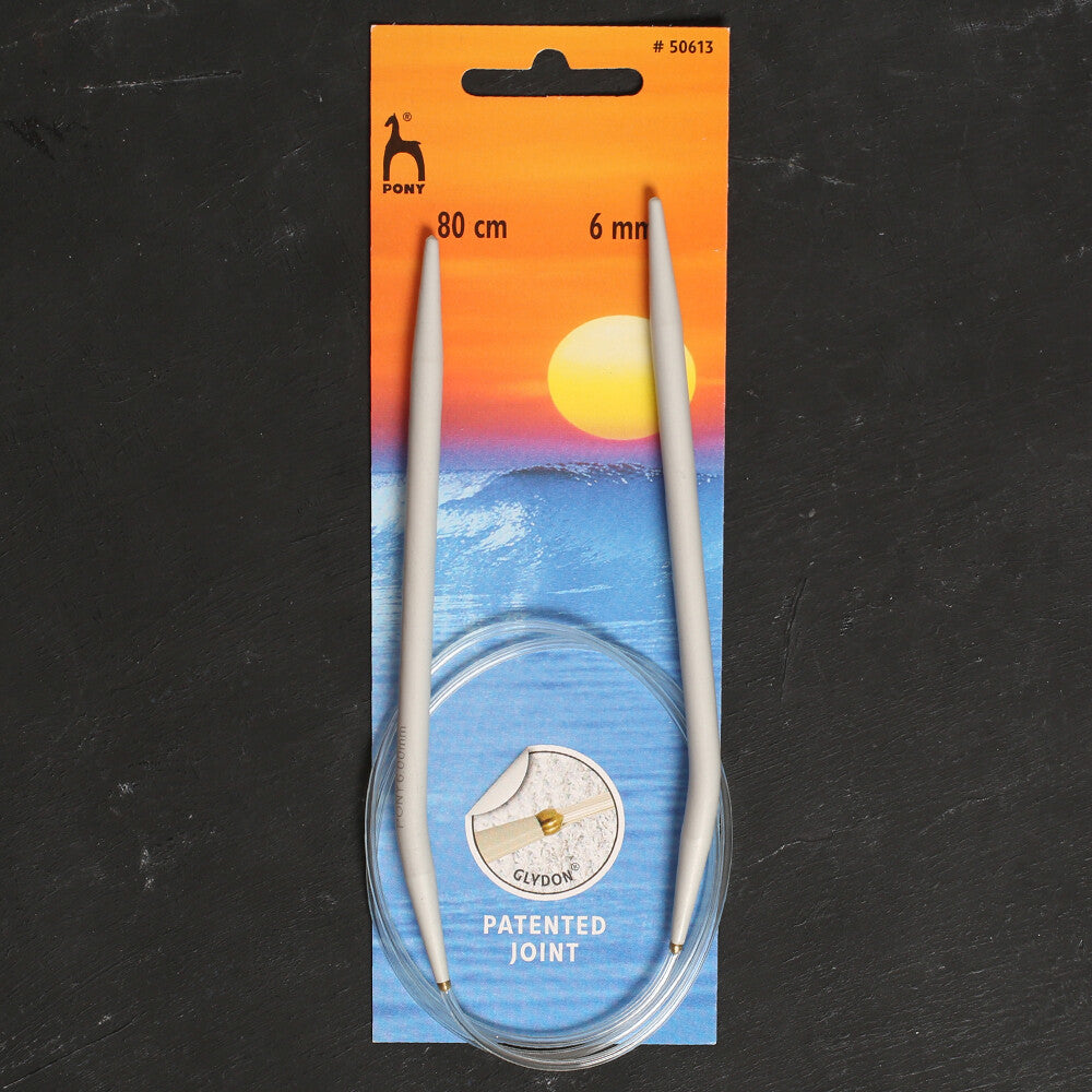 Pony  6 mm 80 cm Glydon Bağlantılı Alüminyum Misinalı Şiş - 50613