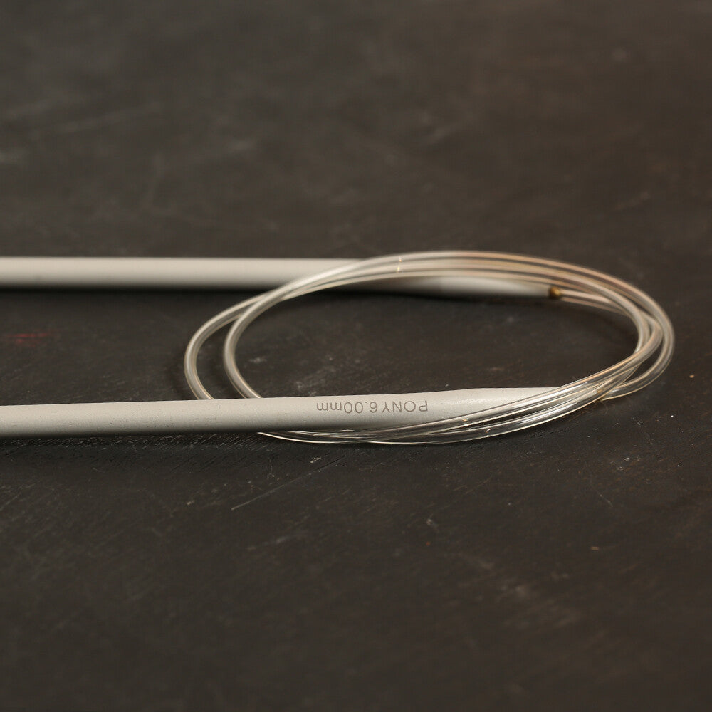 Pony  6 mm 80 cm Glydon Bağlantılı Alüminyum Misinalı Şiş - 50613