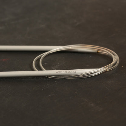 Pony  6 mm 80 cm Glydon Bağlantılı Alüminyum Misinalı Şiş - 50613