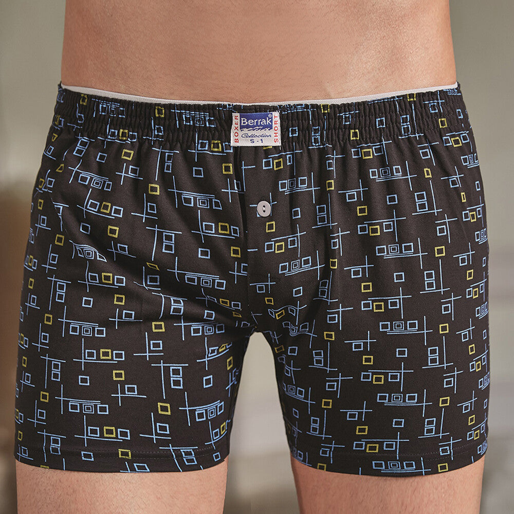 Berrak 1054 Erkek Boxer - Asorti - XL