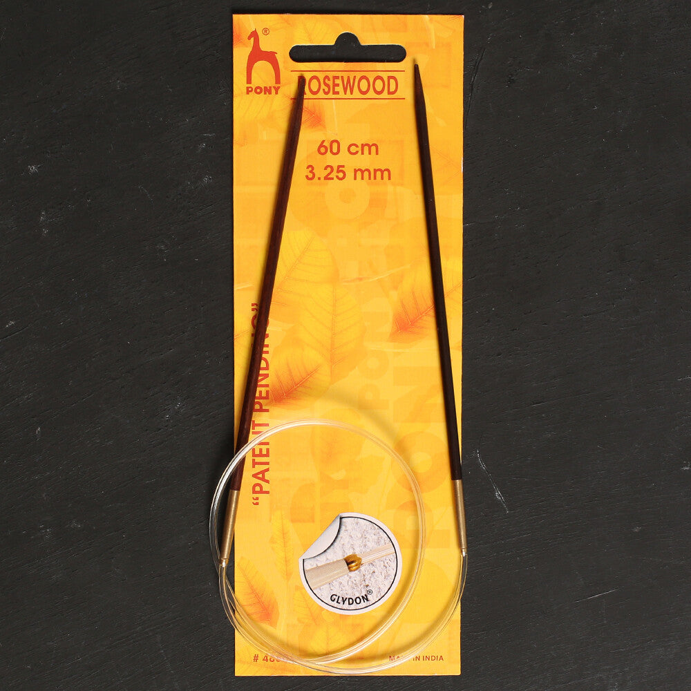 Pony Rosewood 3.25 mm 60 cm Gül Ağacı Misinalı Şiş - 48806