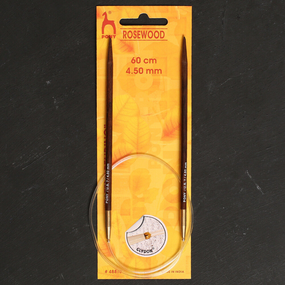 Pony Rosewood 4.5 mm 60 cm Gül Ağacı Misinalı Şiş - 48810