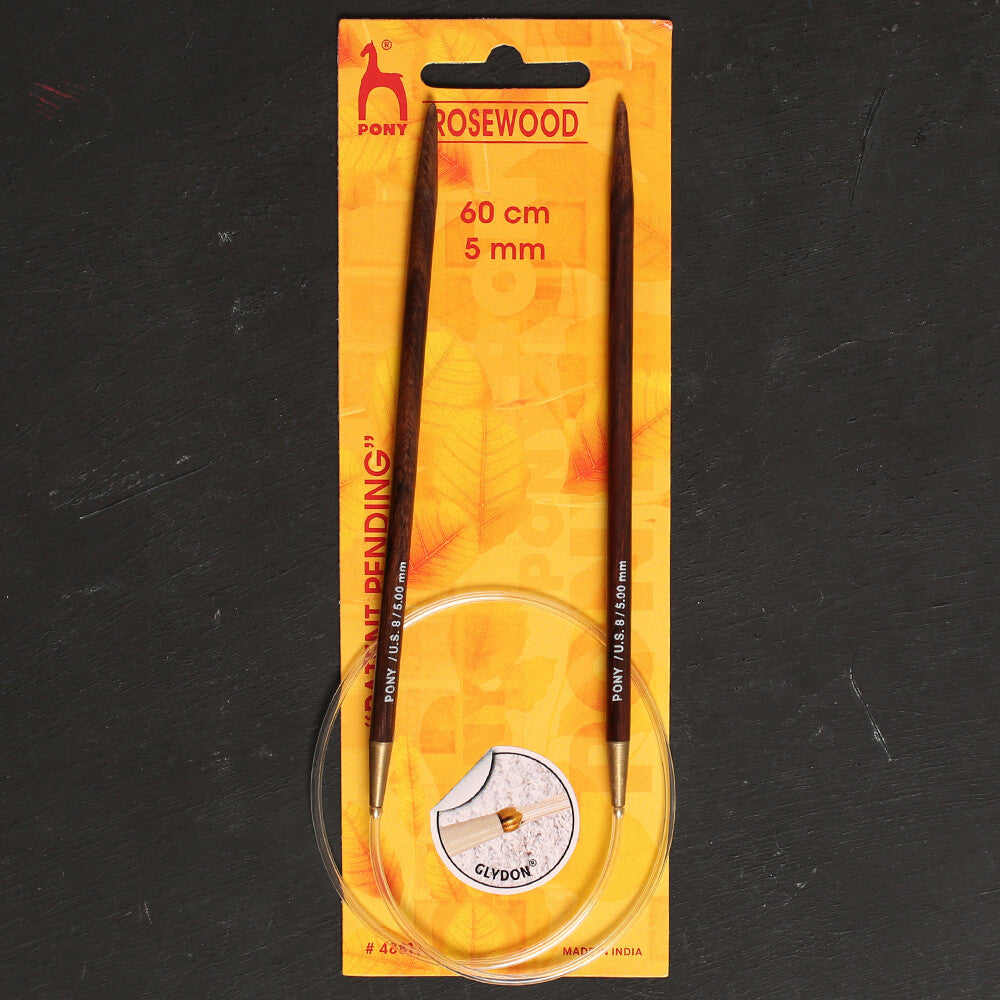 Pony Rosewood 5 mm 60 cm Gül Ağacı Misinalı Şiş - 48811