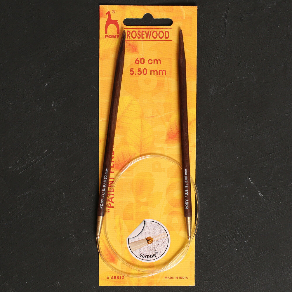 Pony Rosewood 5.5 mm 60 cm Gül Ağacı Misinalı Şiş - 48812