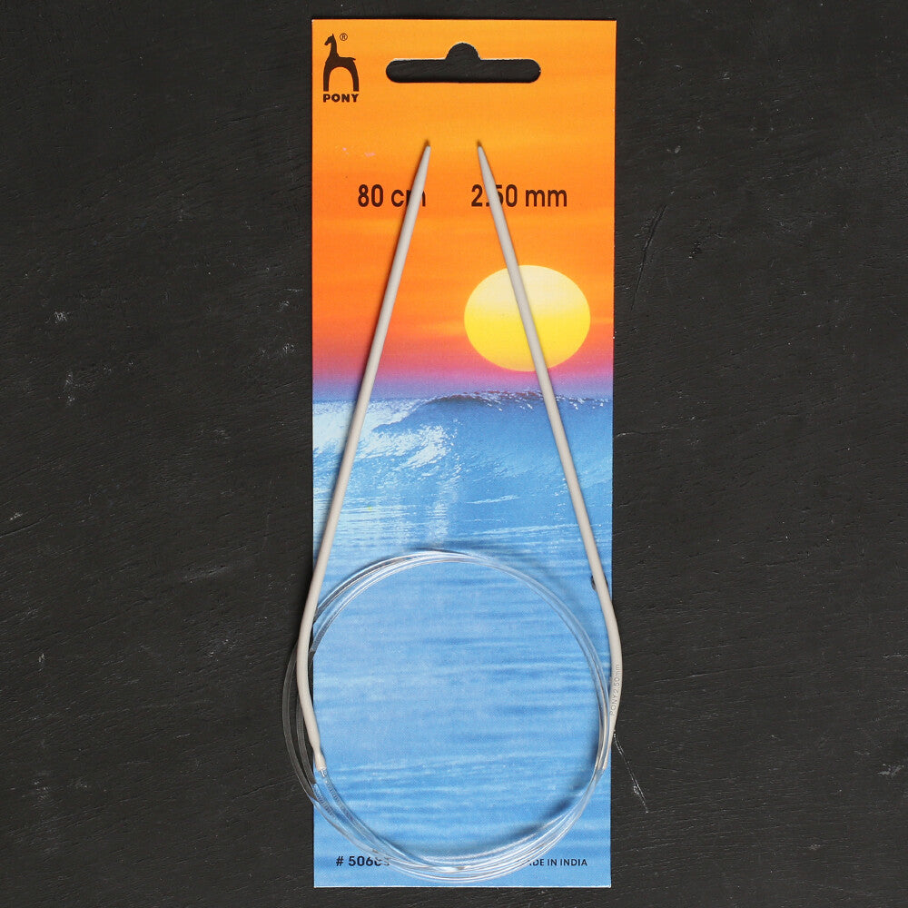 Pony 2,5 Mm 80 Cm Alüminyum Misinalı Şiş - 50603