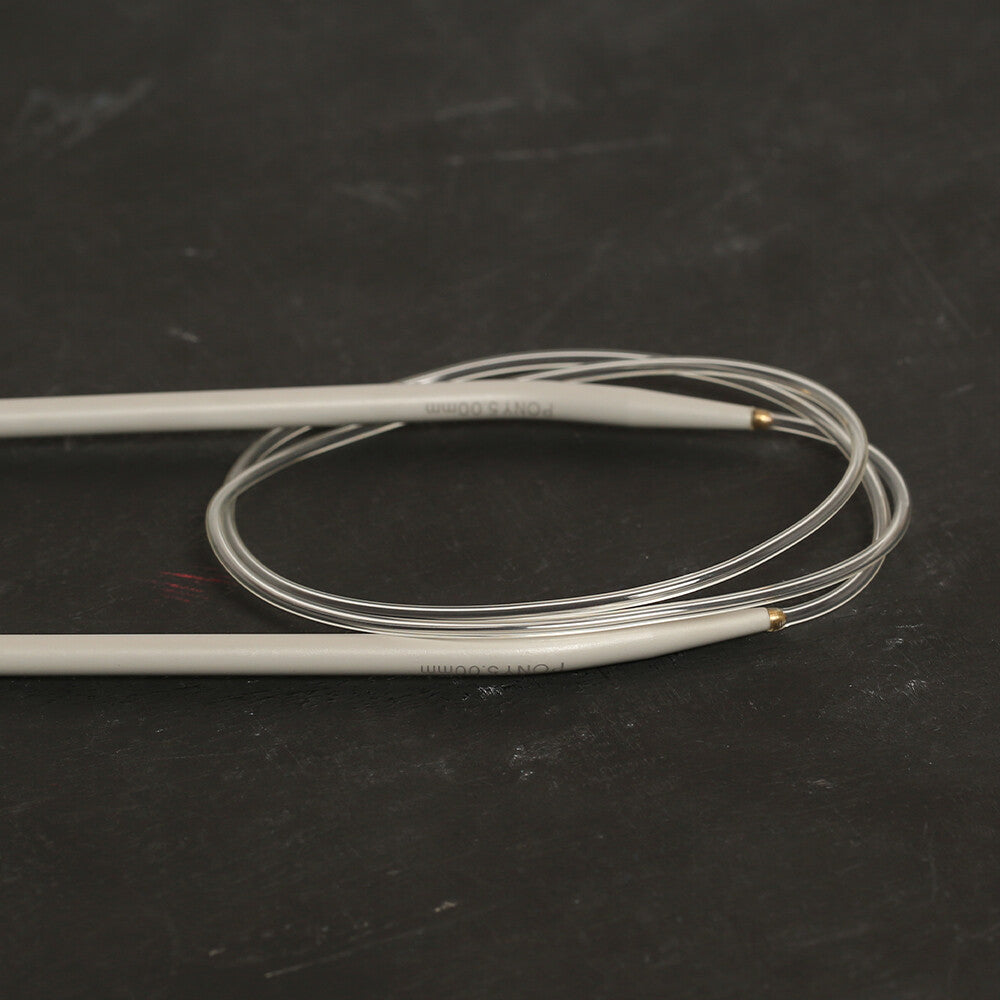 Pony  5 mm 80 cm Glydon Bağlantılı Alüminyum Misinalı Şiş - 50611