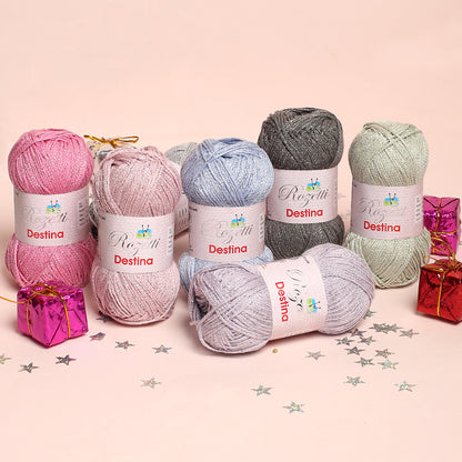 Rozetti Destina 50 gr Bebe Mavisi El Örgü İpi - 45018