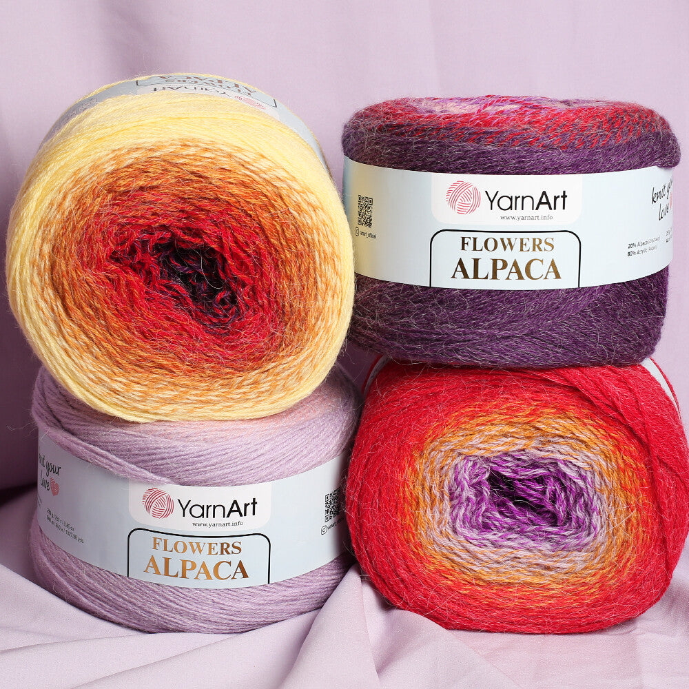 Yarnart Flowers Alpaca Ebruli 250gr El Örgü İpi - 427