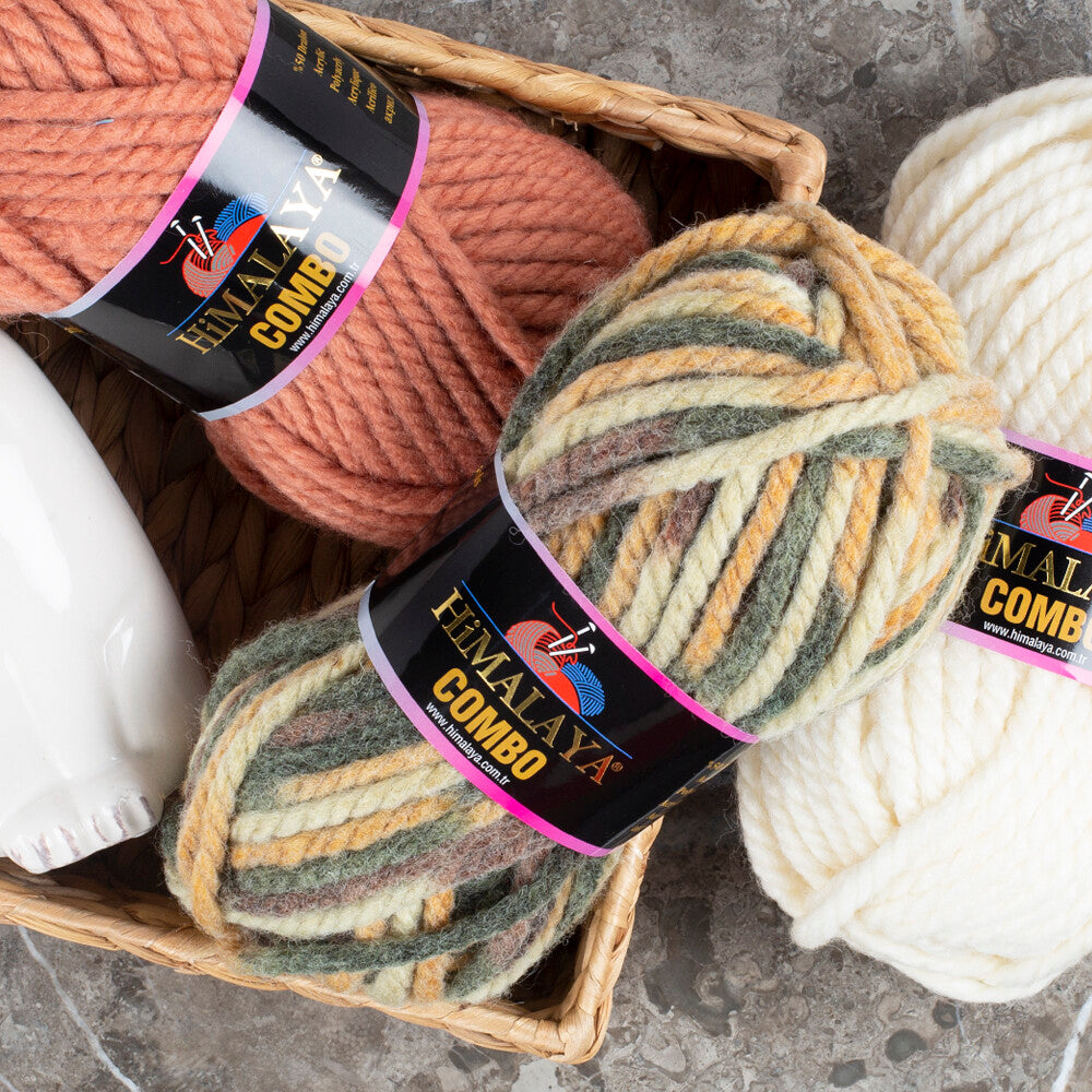 Himalaya Combo Ebruli El Örgü İpi -08