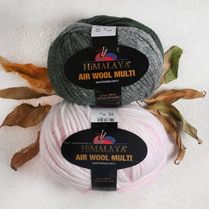 Himalaya Air Wool Multi Ebruli El Örgü İpi - 76113