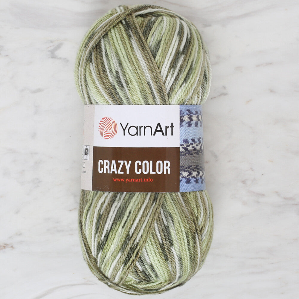 YarnArt Crazy Color Ebruli El Örgü İpi - 115
