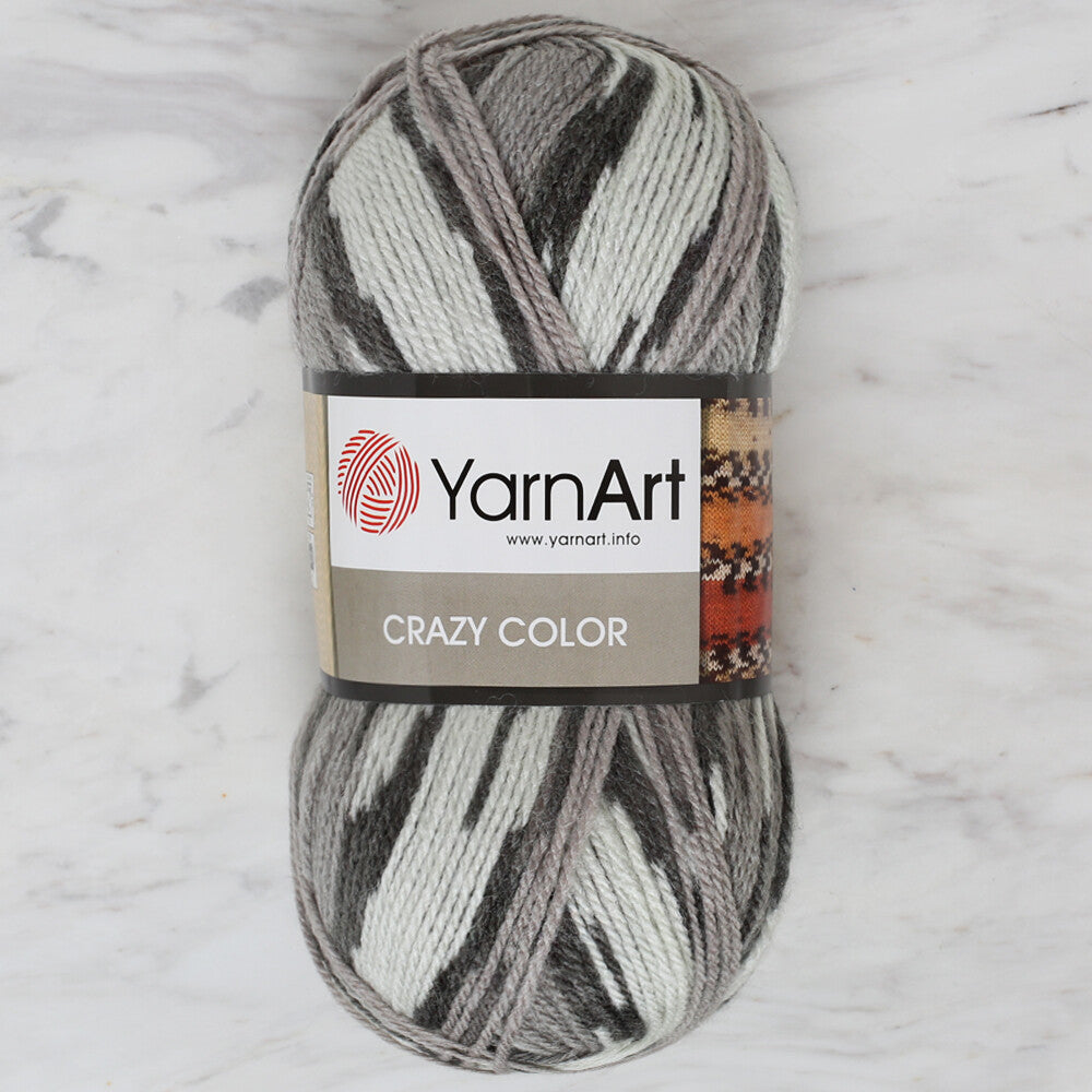 YarnArt Crazy Color Ebruli El Örgü İpi - 137