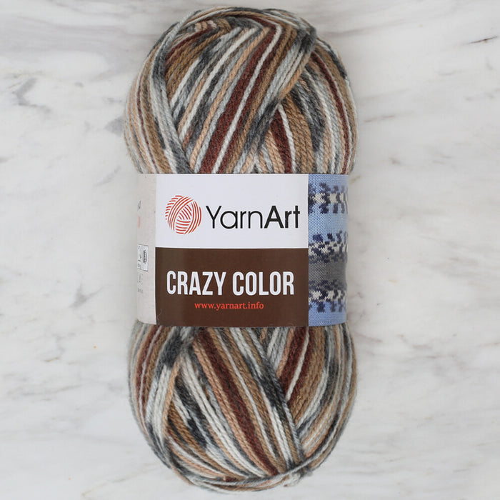 YarnArt Crazy Color Ebruli El Örgü İpi - 158