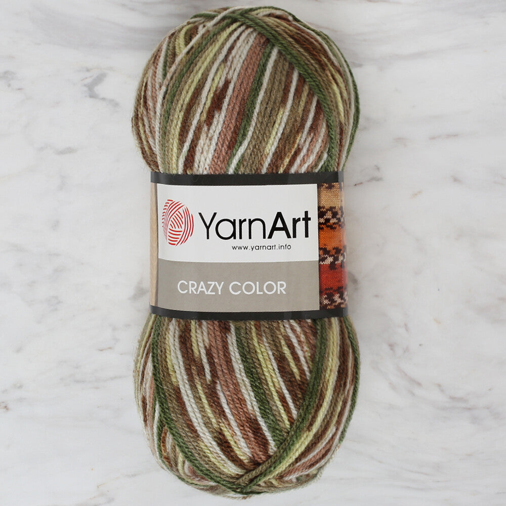 YarnArt Crazy Color Ebruli El Örgü İpi - 159